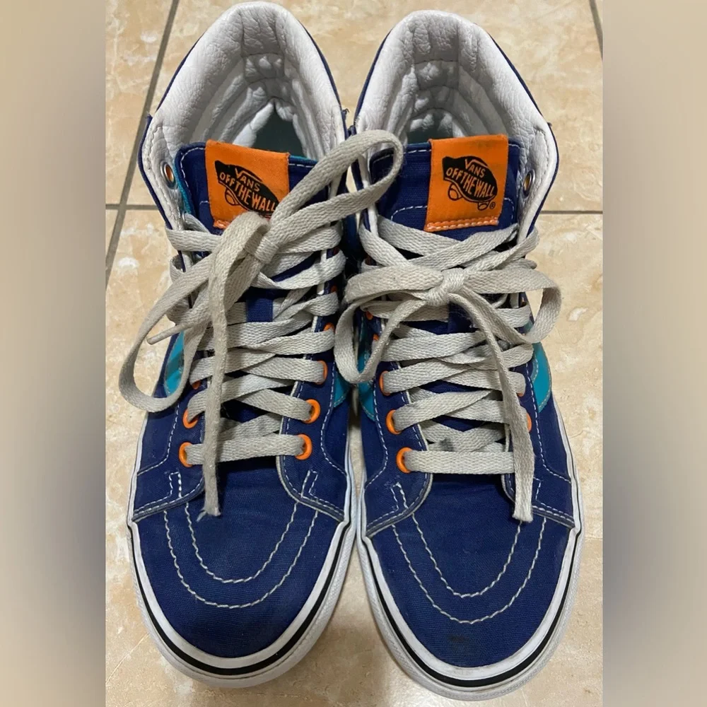 Rare Vans Limited Edition High‎ Top NY Islanders Hockey fisherman Youth 6